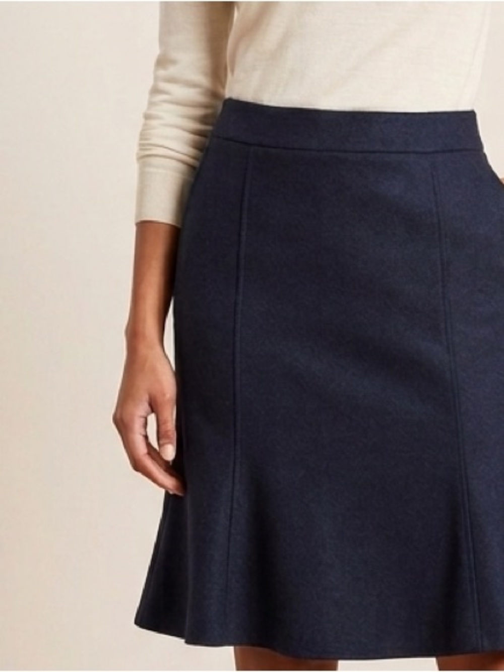 Trisisto A-Line Skirt Black/Blue